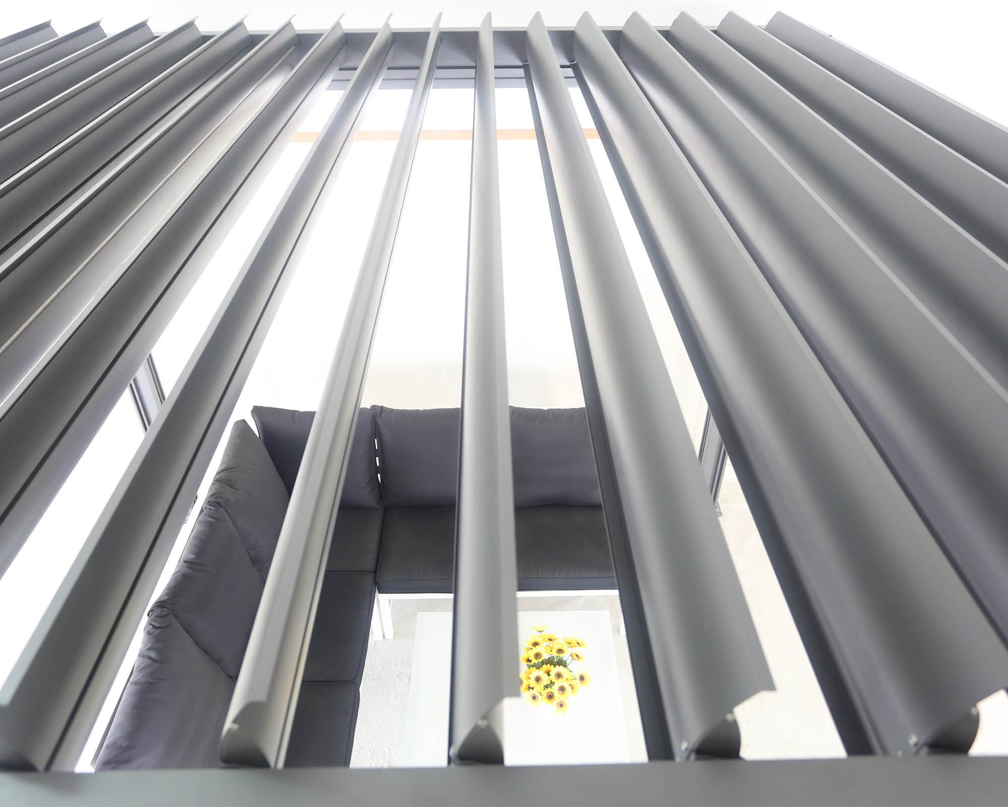 Pergola Elettrica Alluminio con Luci LED 3x4x2,5m in Alluminio - Floral Garden - immagine 7