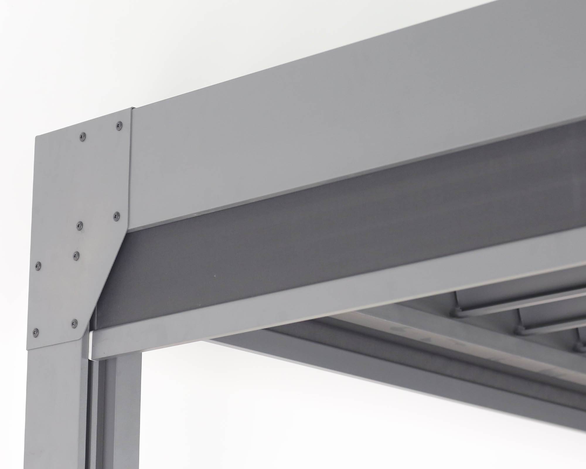 Pergola Elettrica Alluminio con Luci LED 3x4x2,5m in Alluminio - Floral Garden - immagine 8