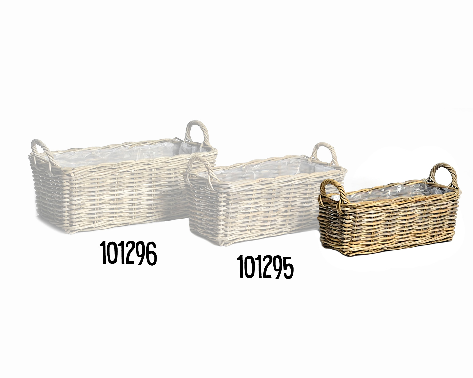 Porta Piante Rettangolare Desi Natural Small in Fibra Naturale - Mega Collections