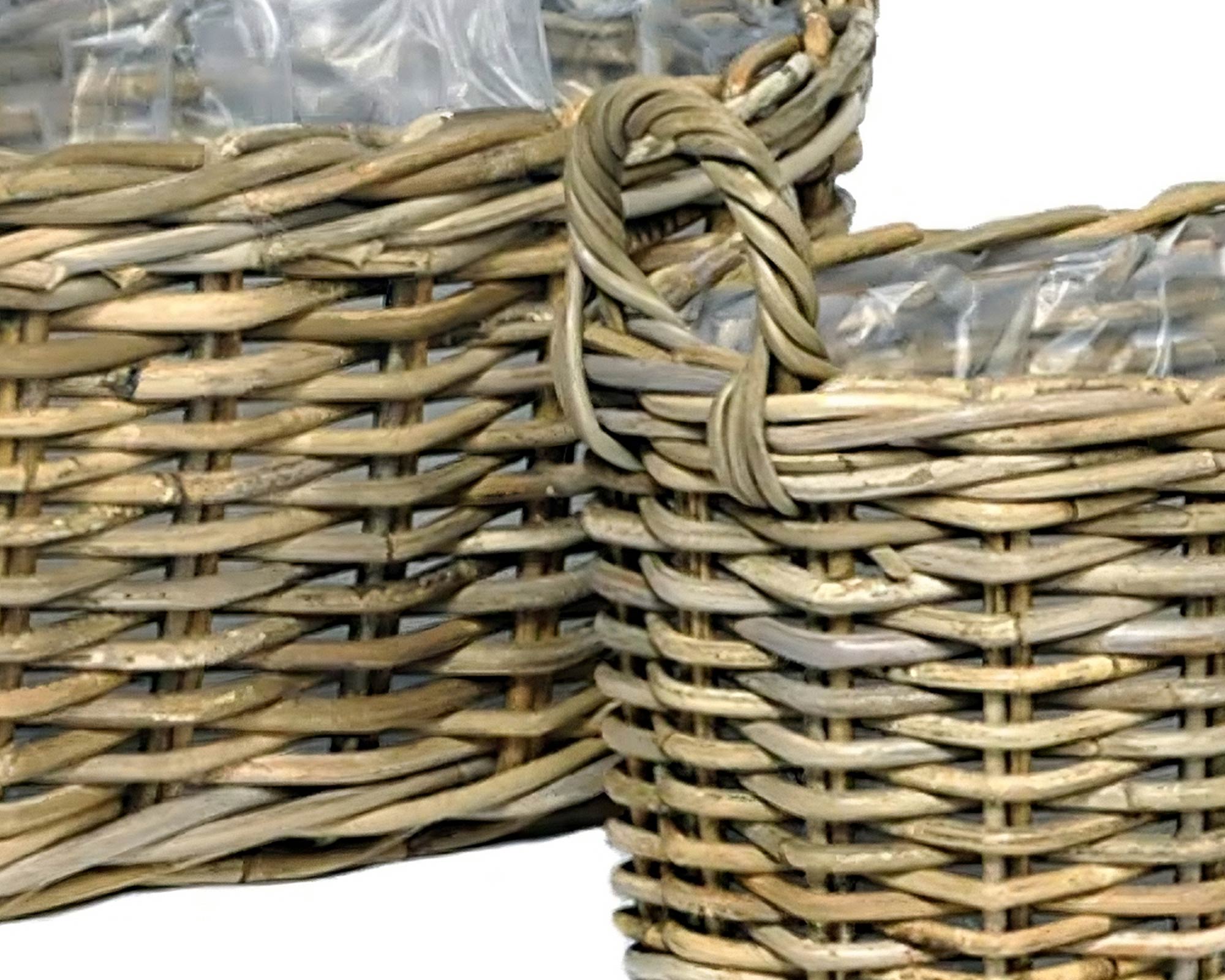 Porta Piante Ovale Desi Natural Medium in Fibra Naturale - immagine 2