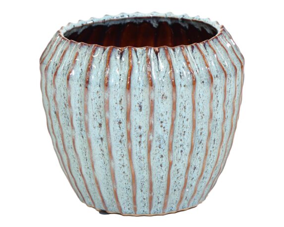 Cachepot Costine Ide Verde Menta D21x18cm in Ceramica – Mega Collections