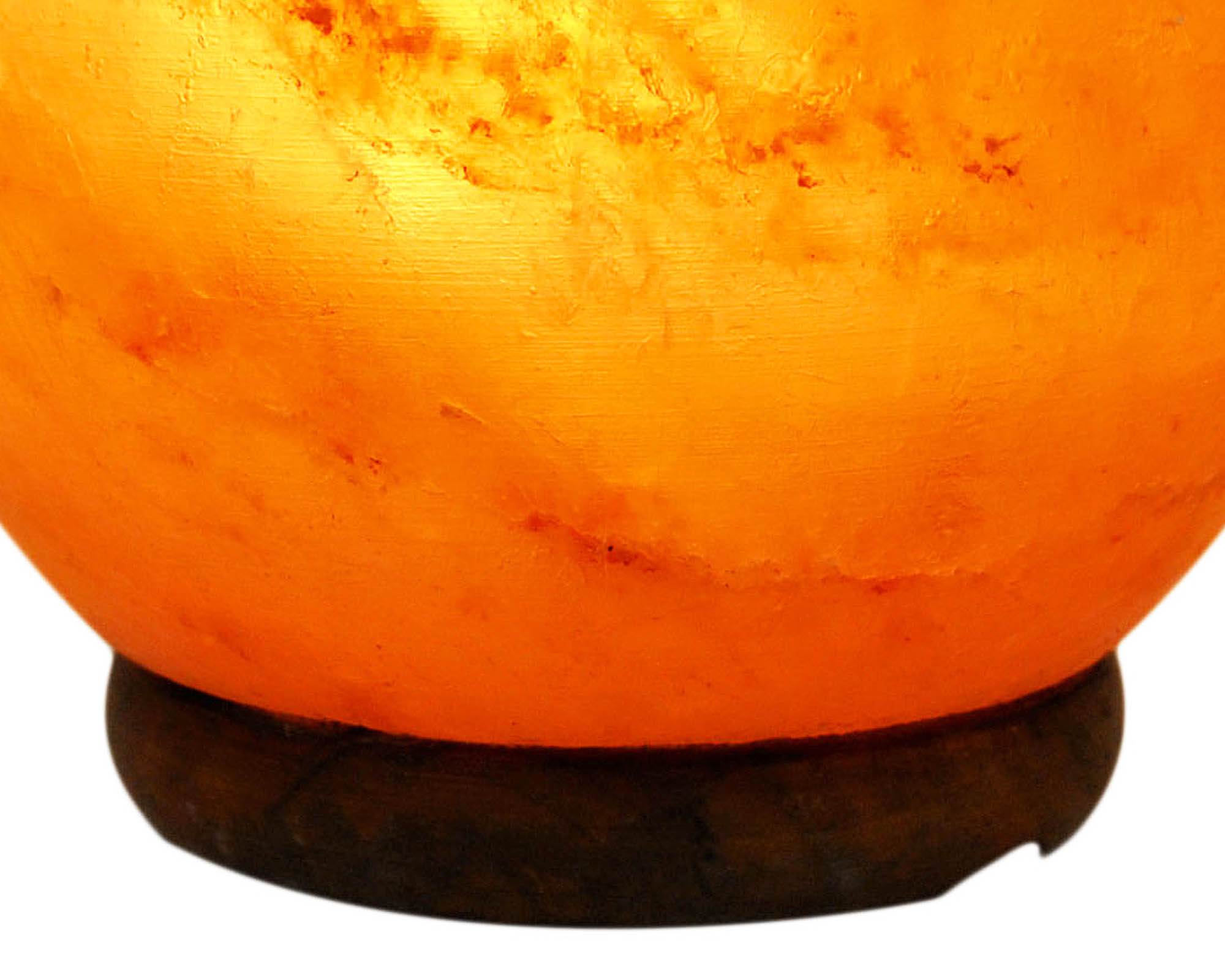 Lanterna da Tavolo Sfera Himalayano in Cristalli di Sale - Floral Garden - immagine 2