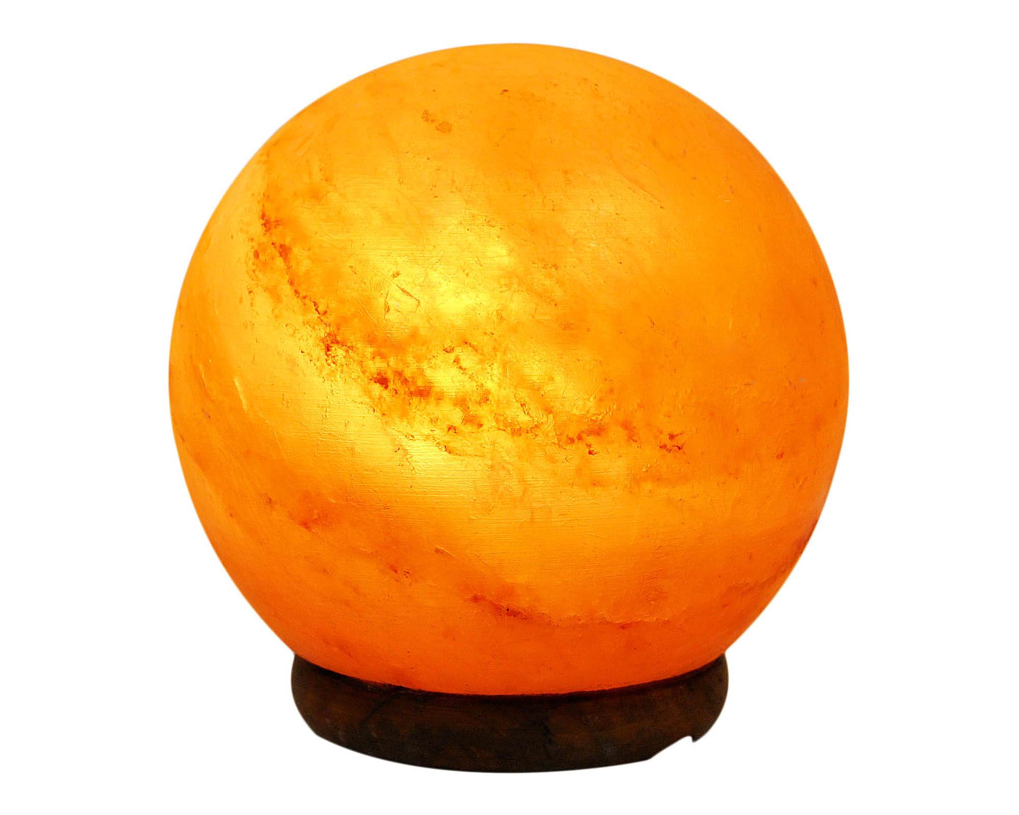 Lanterna da Tavolo Sfera Himalayano in Cristalli di Sale - Floral Garden