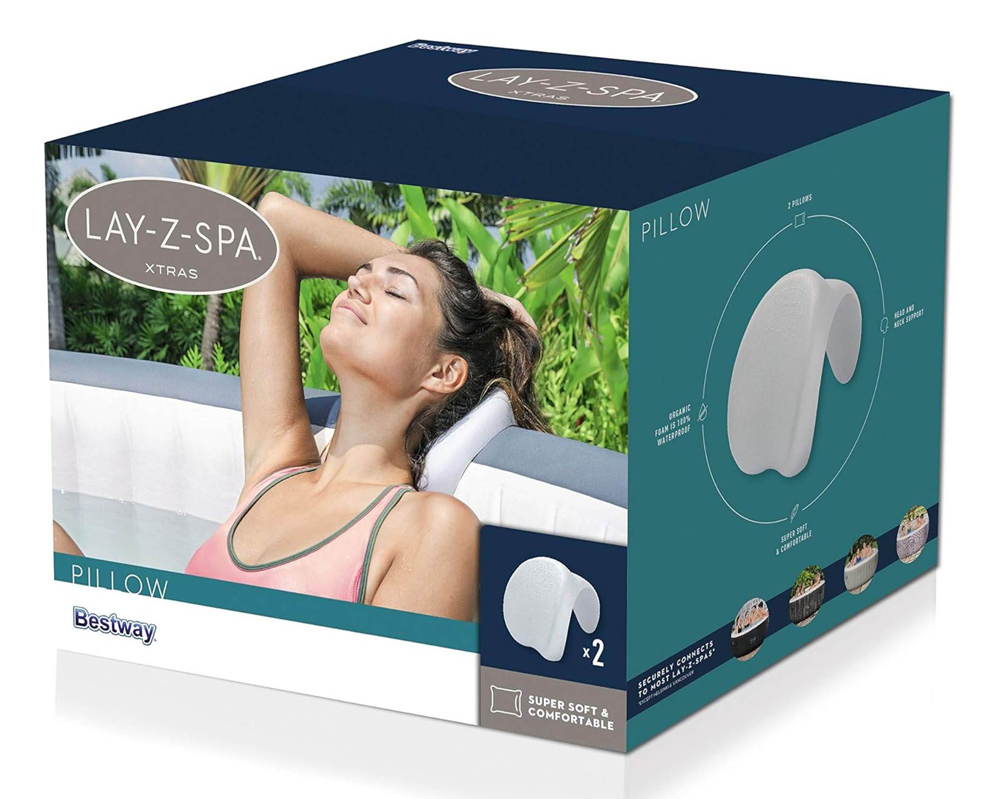 Set 2 Pz Cuscino Lay-Z-Spa Deluxe in PVC Bestway - immagine 4