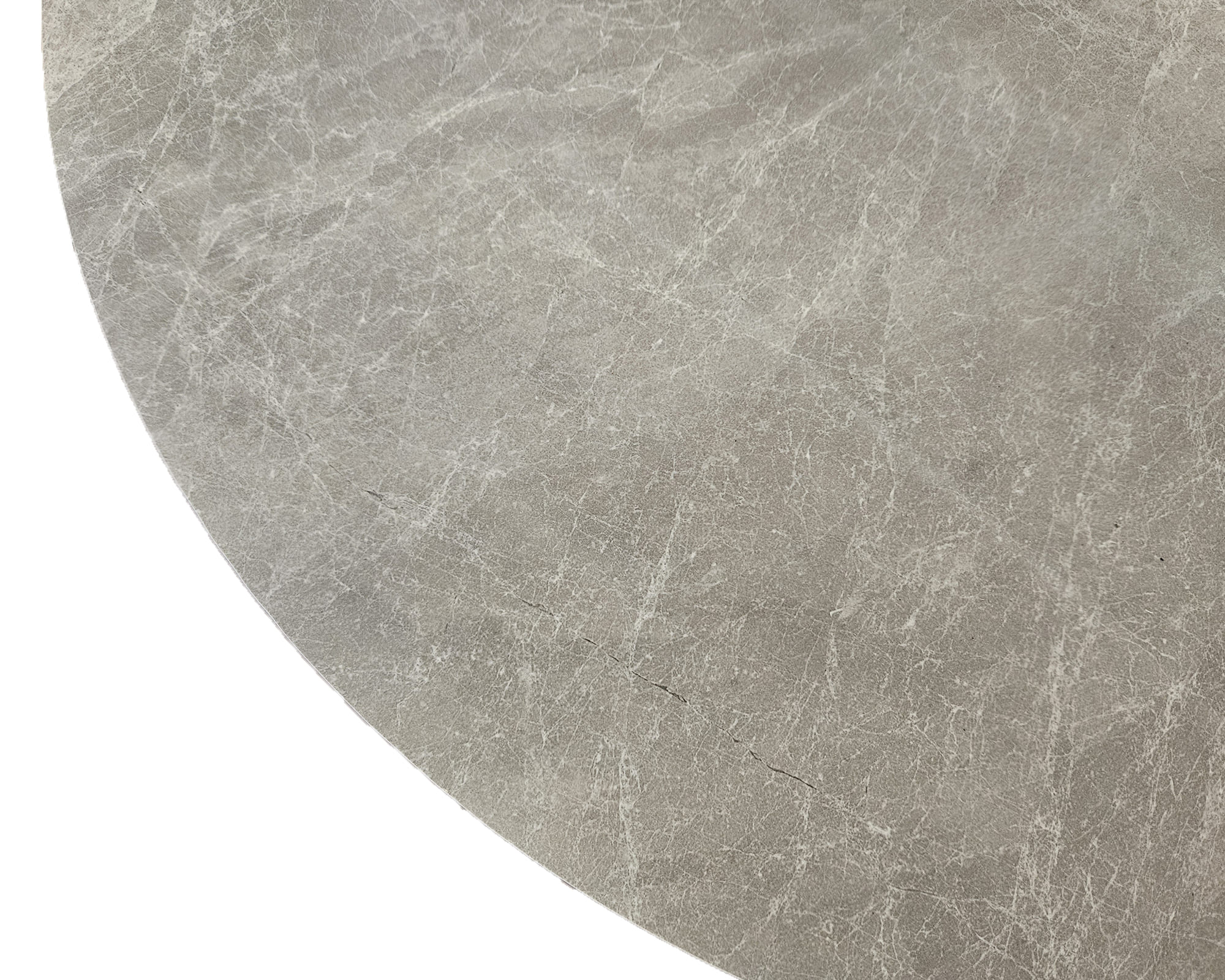 Tavolino con Top D74x50h Grigio in Alluminio e Ceramica - immagine 4