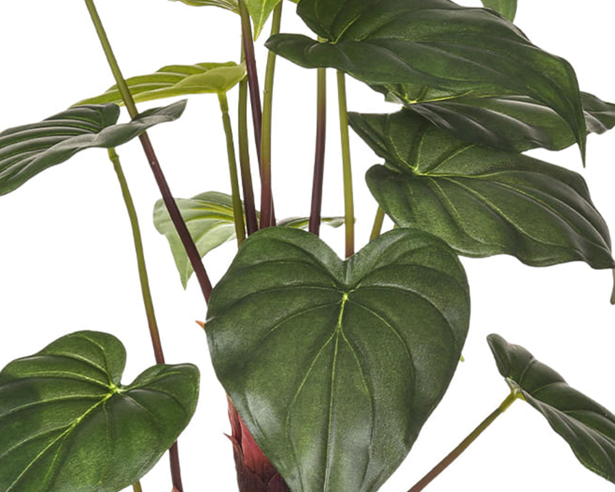 Anthurium con Vaso D34x56cm Pianta Artificiale in Plastica e Poliestere - immagine 2