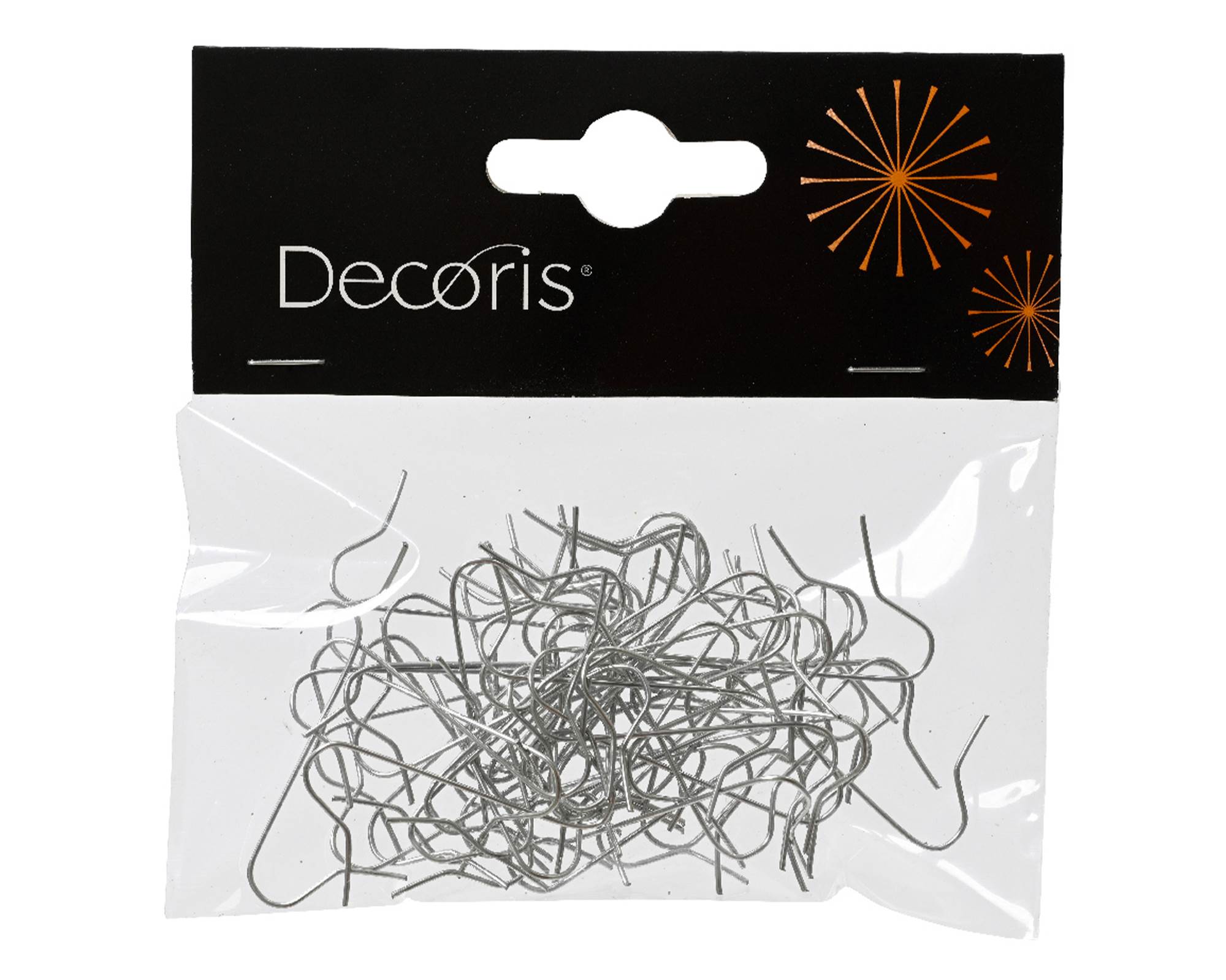 Appendini per Palline Argento 0,5x1x3,5h in Ferro