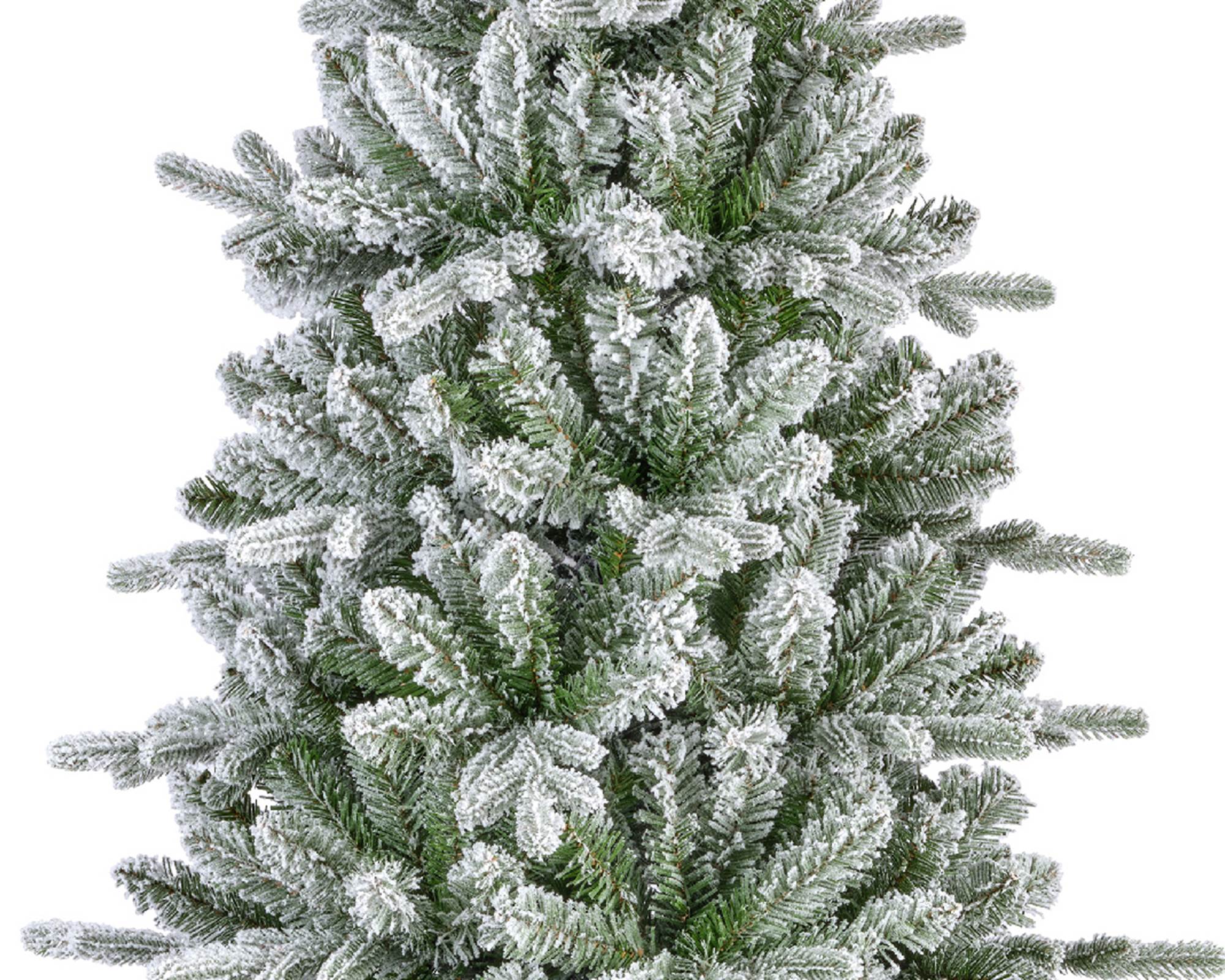 Abete di Killington Smerigliato Verde e Bianco D113x240cm in Pe e Pvc - immagine 2