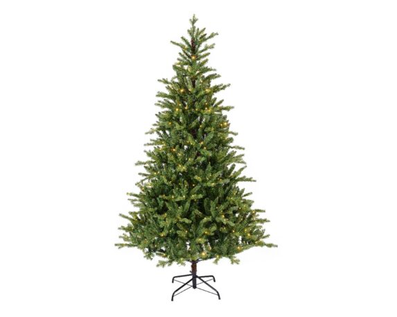 Albero di Pino Alison con Led per Interni D127x210h in PE e PVC