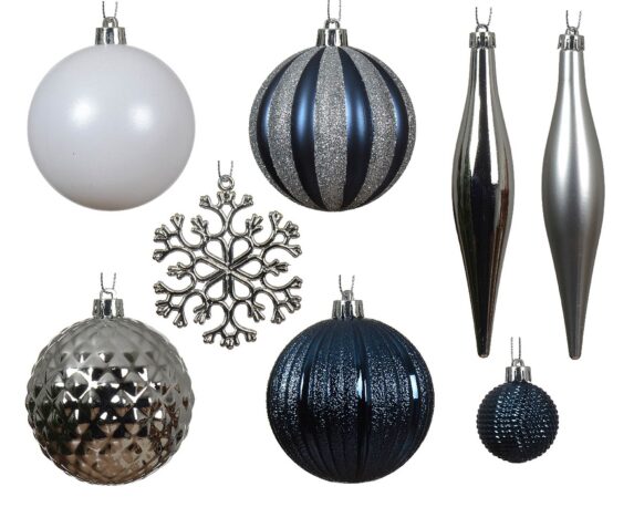 Box 46 Sfere Mix Assortiti D8cm in Plastica