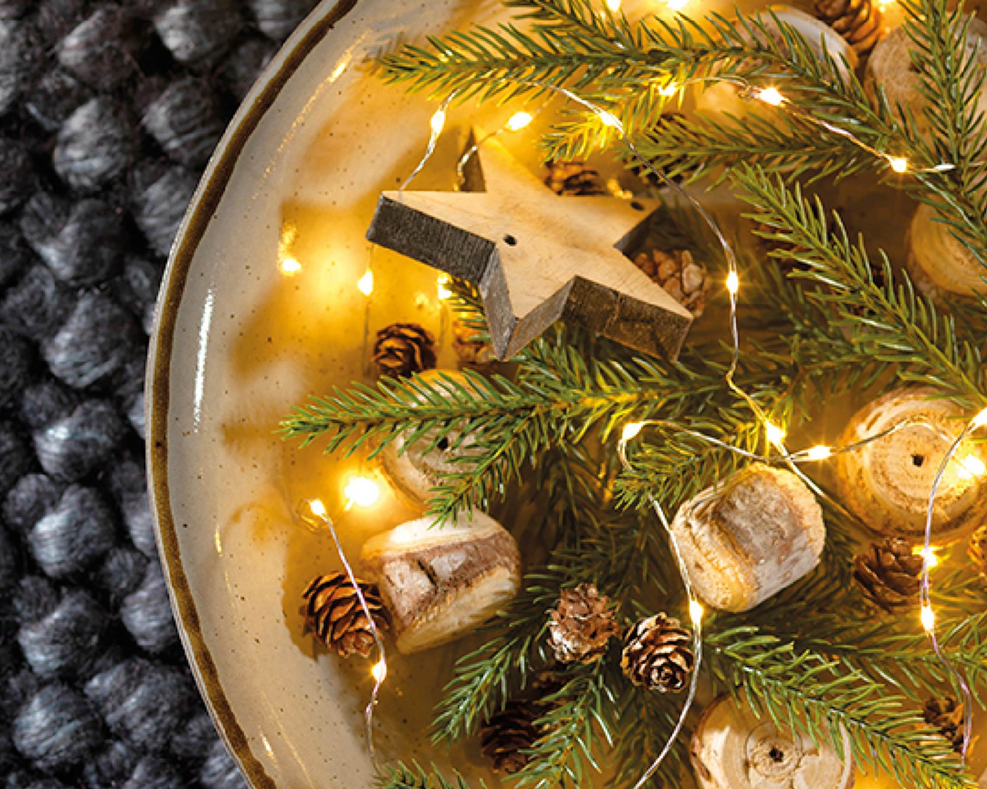 Catena Micro Luci Led per Interno Argento e Bianco 195cm in Pvc - immagine 3