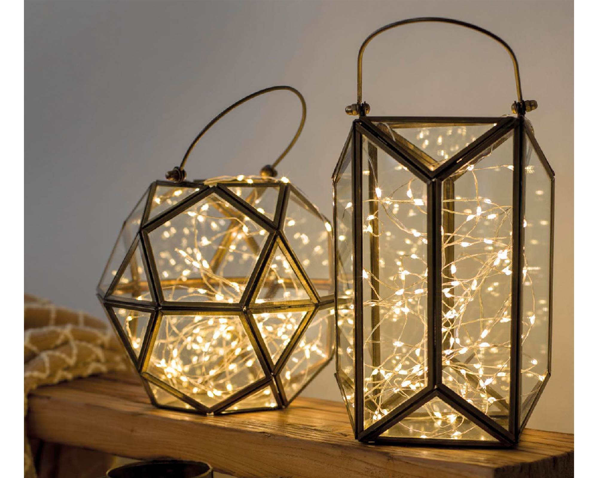 Catena Micro Luci Led per Interno Argento e Bianco 495cm in Pvc - immagine 3