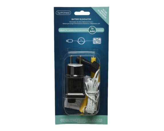 Eliminatore di Batterie AAA Nero da 2,7 Watt 300cm in Pvc