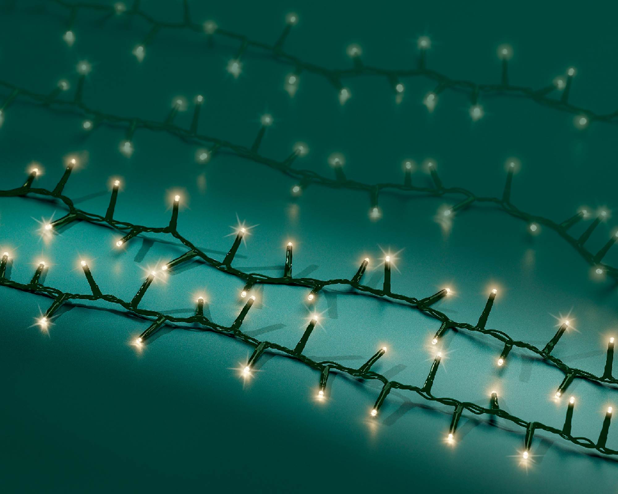 Luci Led Compatte 8 Funzioni Verde e Bianco Calda 2250cm in Pvc - immagine 6