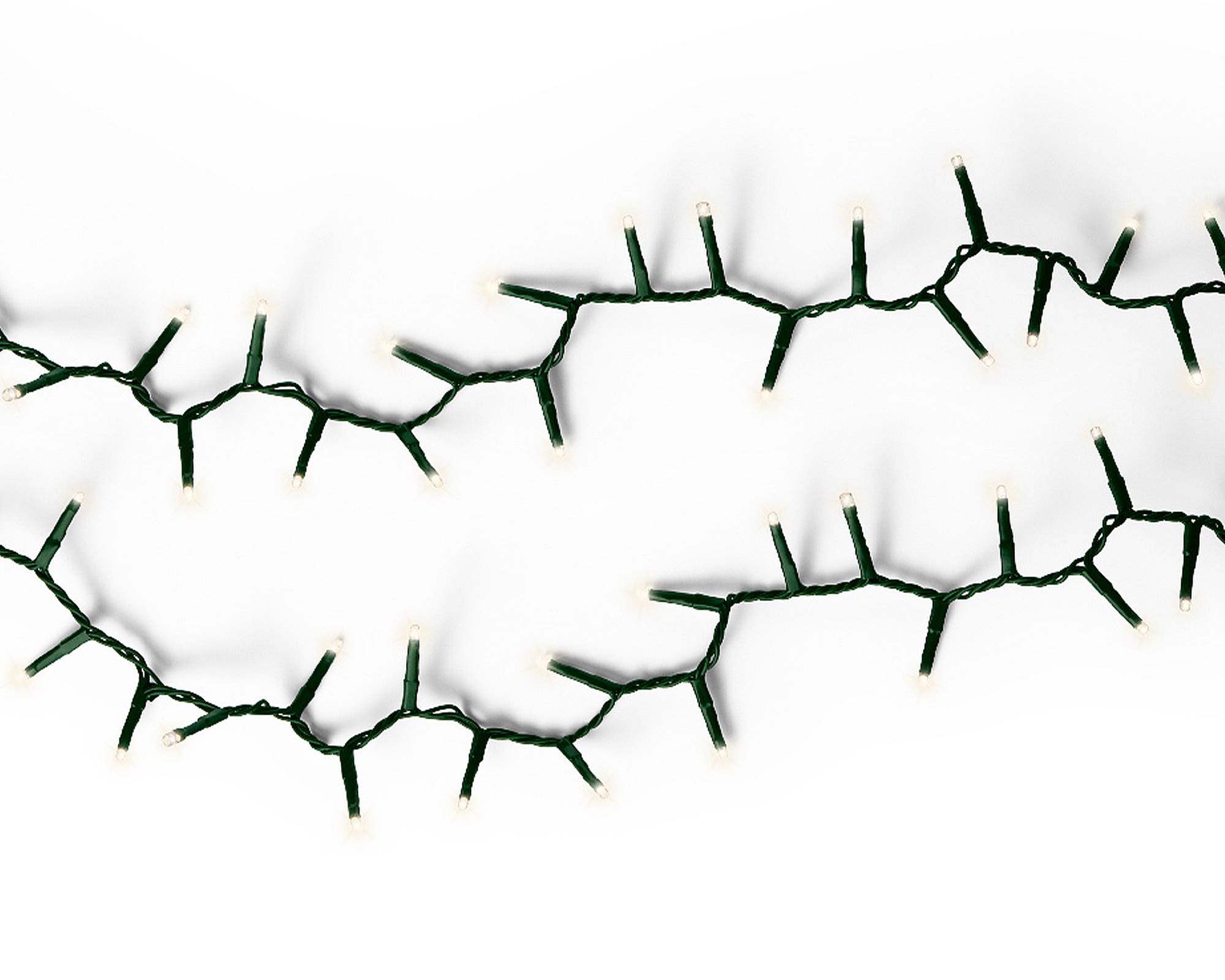 Luci Led Compatte 8 Funzioni Verde e Bianco Calda 2250cm in Pvc