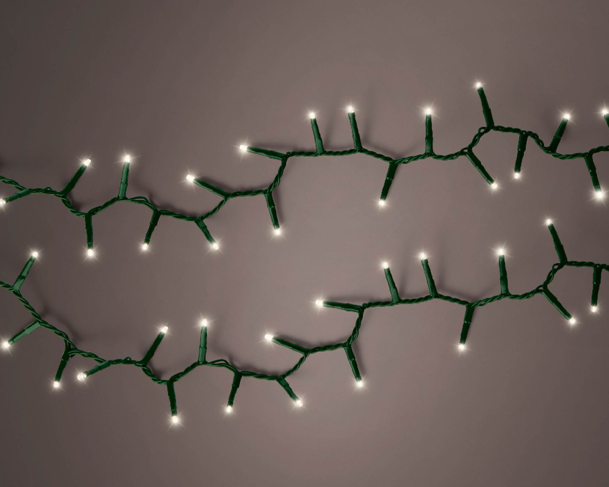 Luci Led Compatte 8 Funzioni Verde e Bianco Calda 2250cm in Pvc - immagine 2