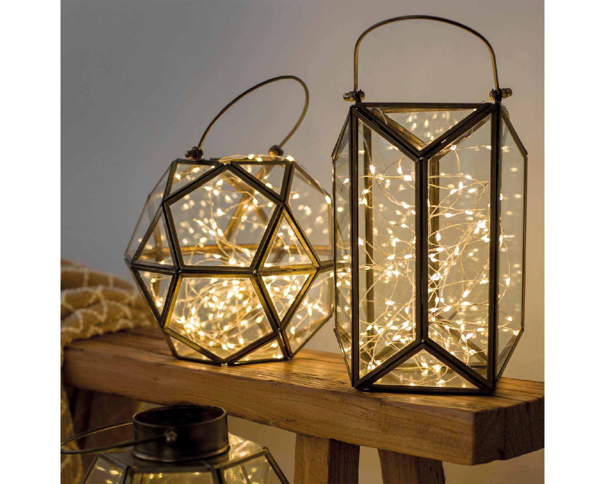 Catena Micro Luci Led Fisse Argento e Bianco Freddo 295cm in Pvc - immagine 6