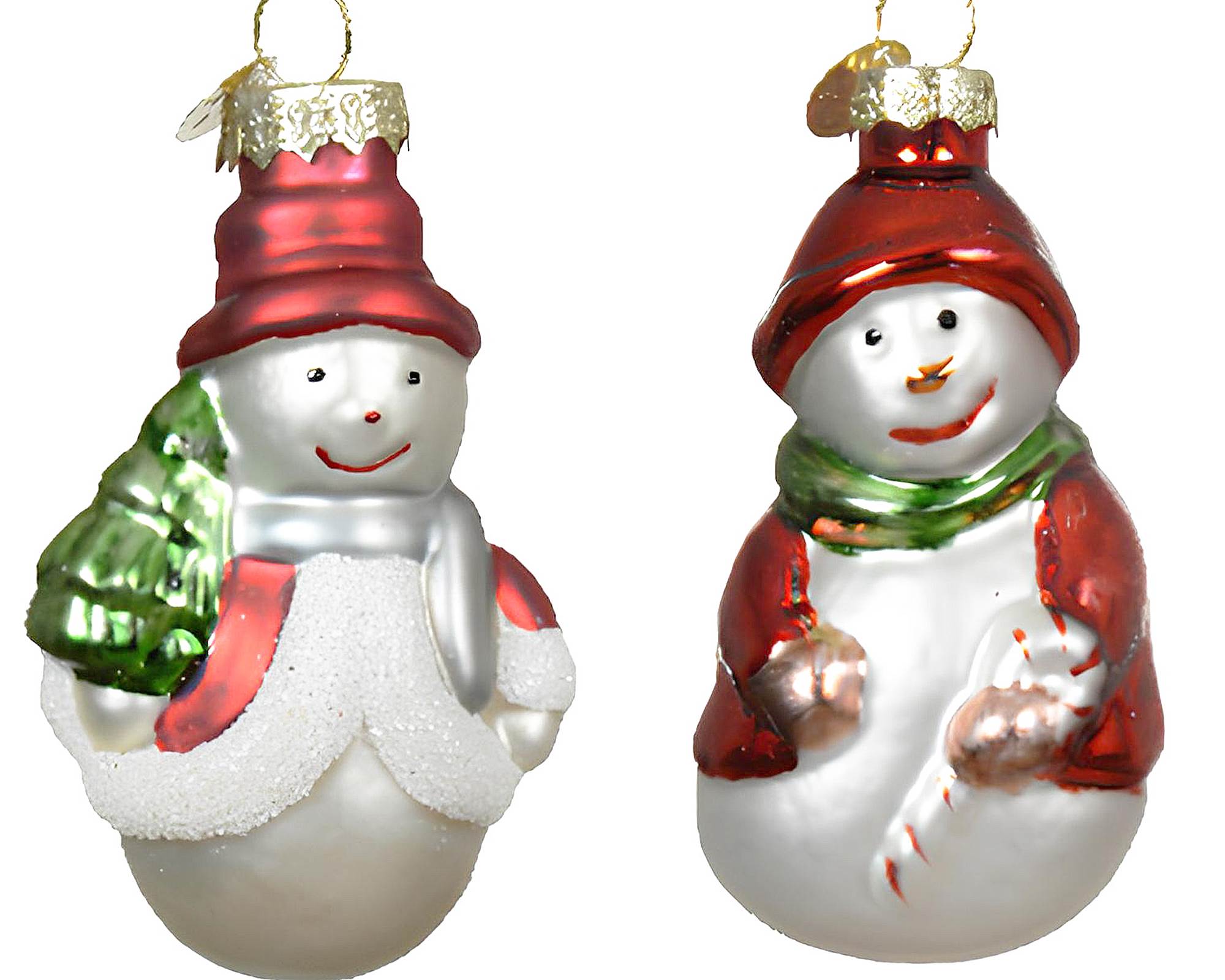 Pendente Ornamento Natale Assortito 5x7cm in Vetro - immagine 5