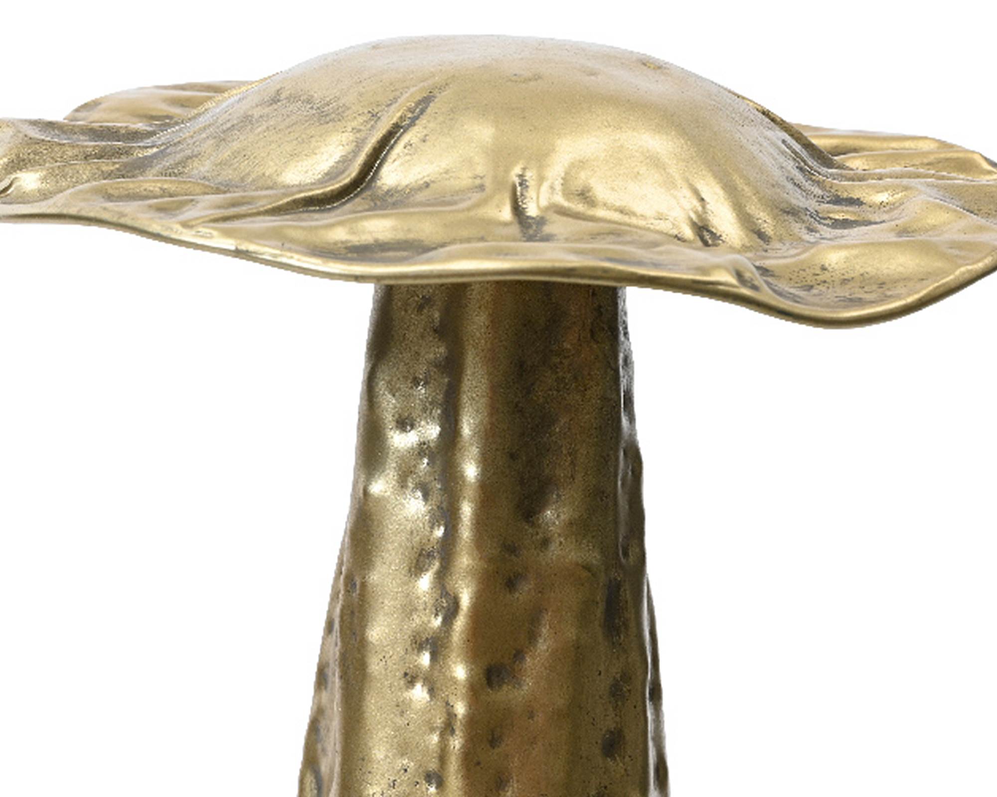 Fungo Dorato D24,5xh29cm in Ferro - immagine 2