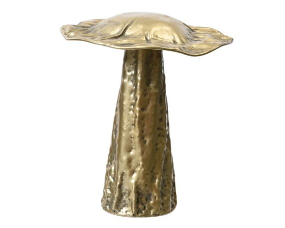 Fungo Dorato D24,5xh29cm in Ferro