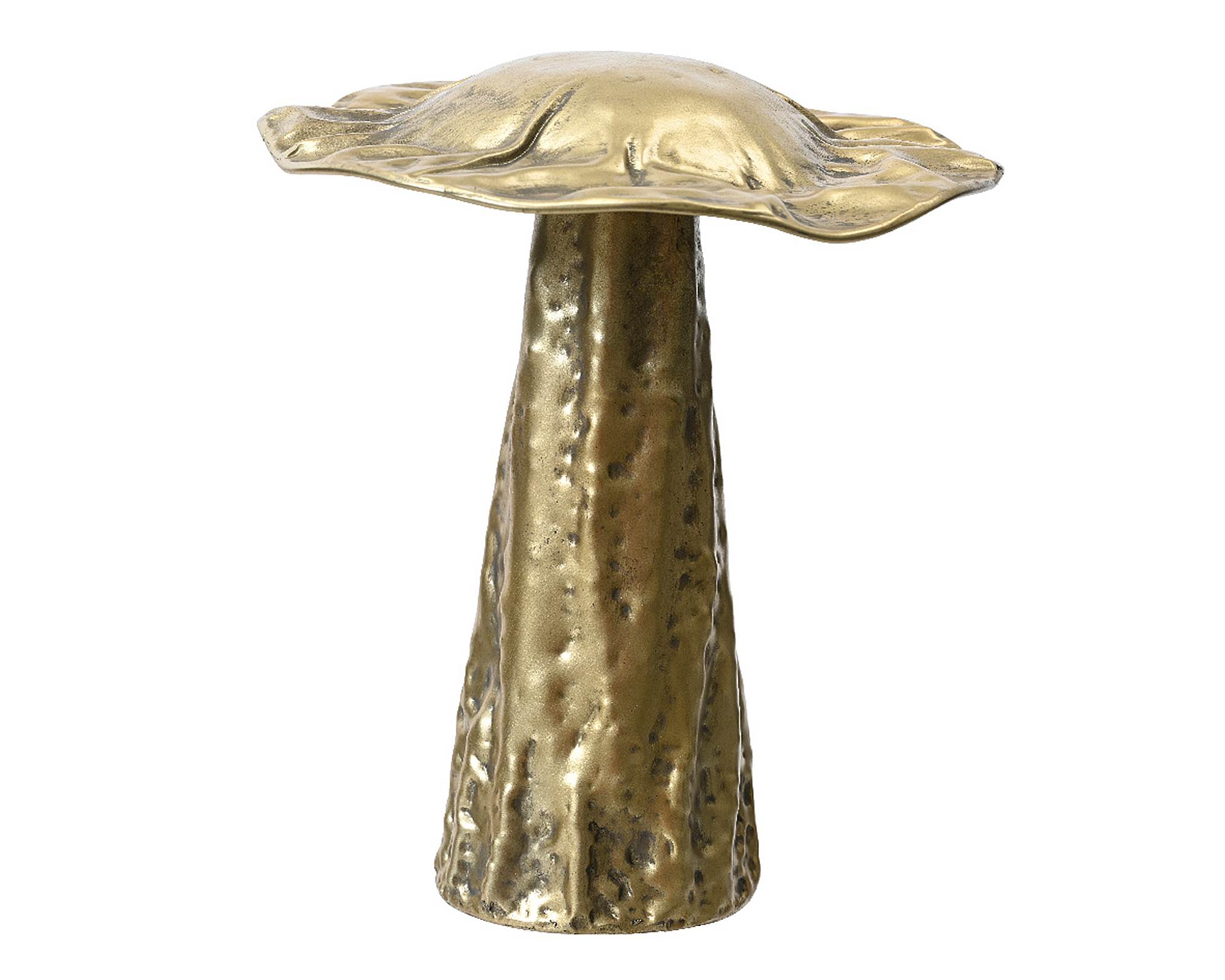 Fungo Dorato D24,5xh29cm in Ferro