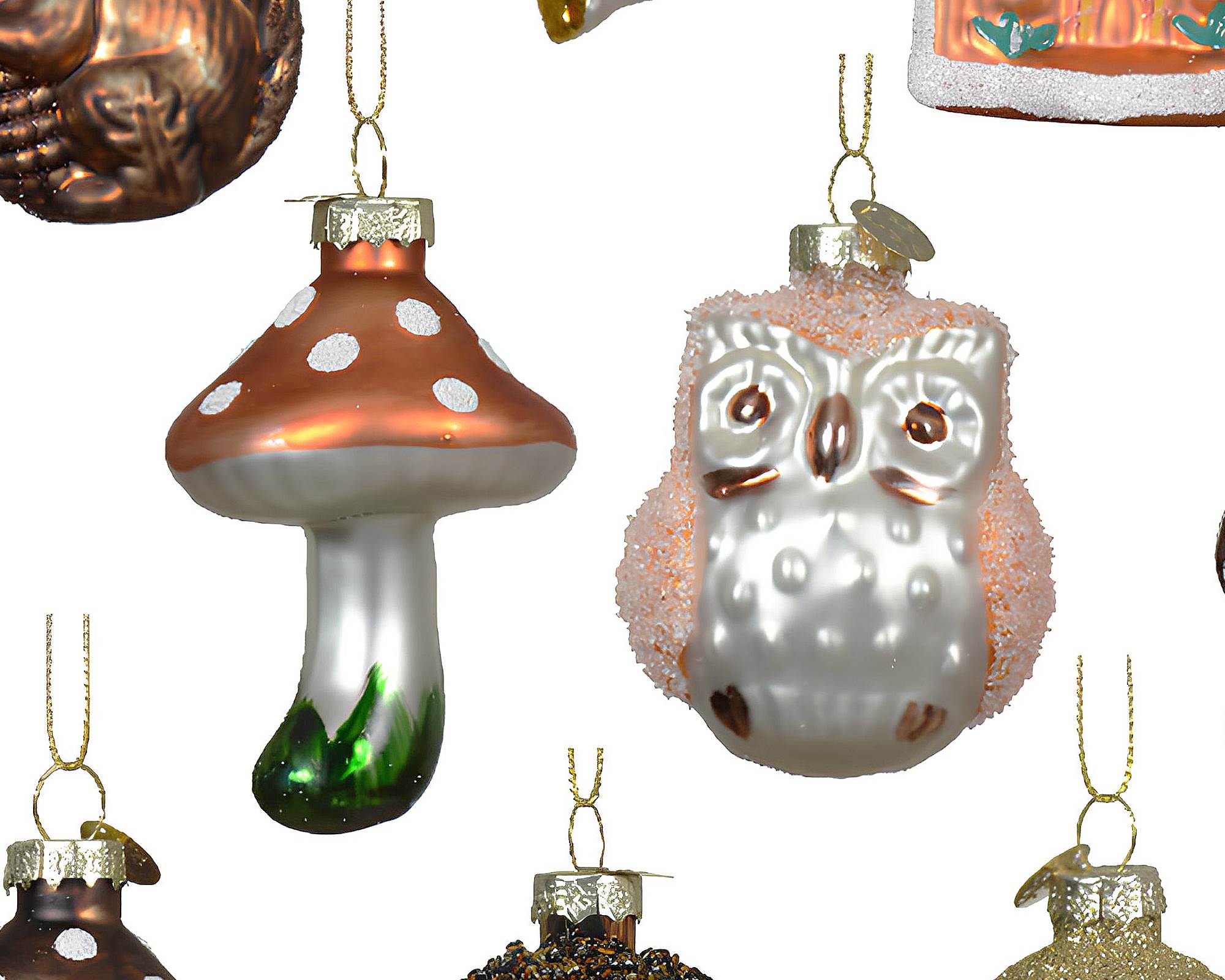 Pendente Ornamento Assortito 5x7cm in Vetro - immagine 3