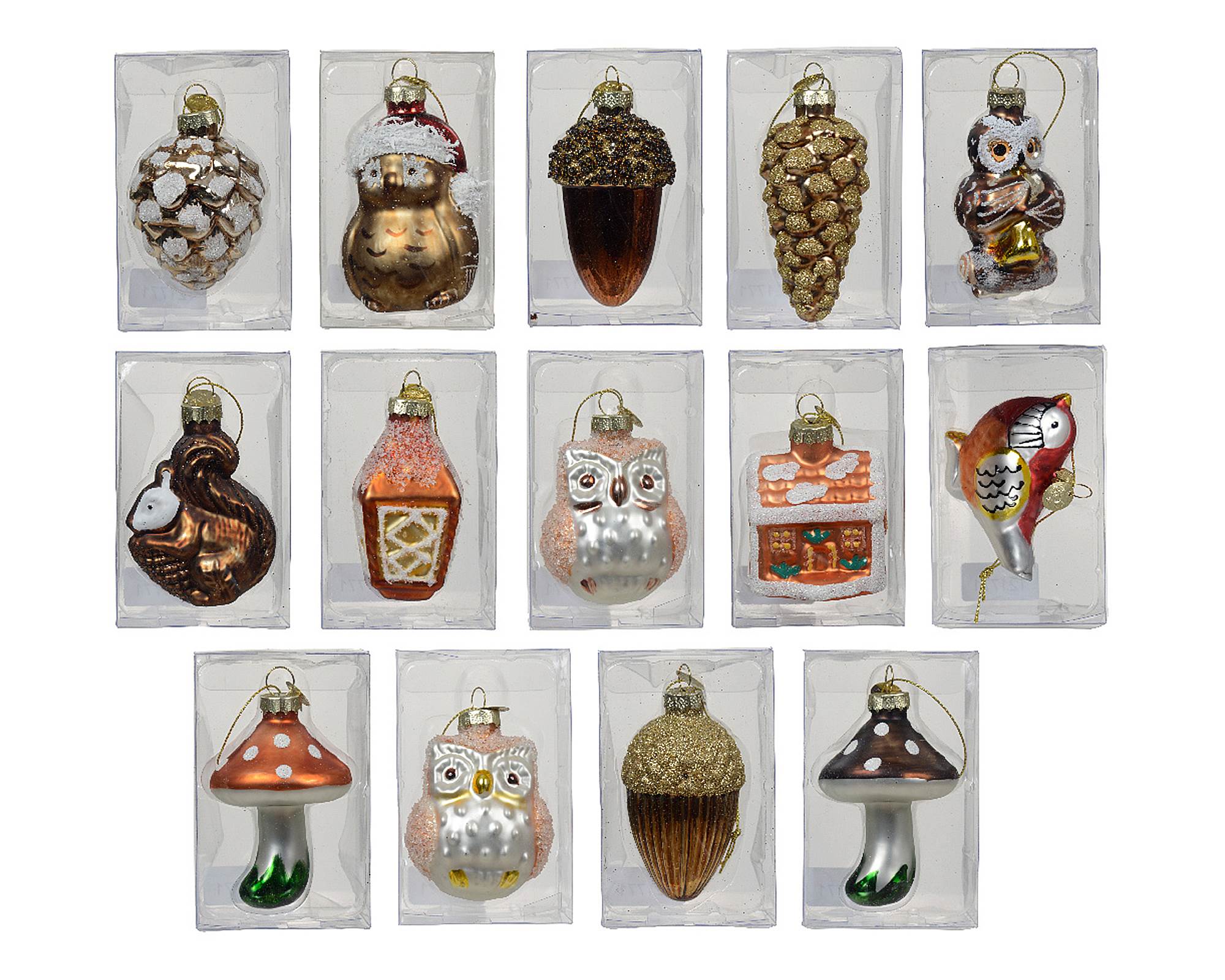 Pendente Ornamento Assortito 5x7cm in Vetro - immagine 2