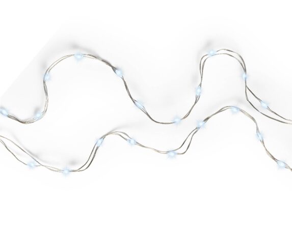 Catena Micro Luci Led Fisse da Interno Bianco Freddo 295cm in Pvc