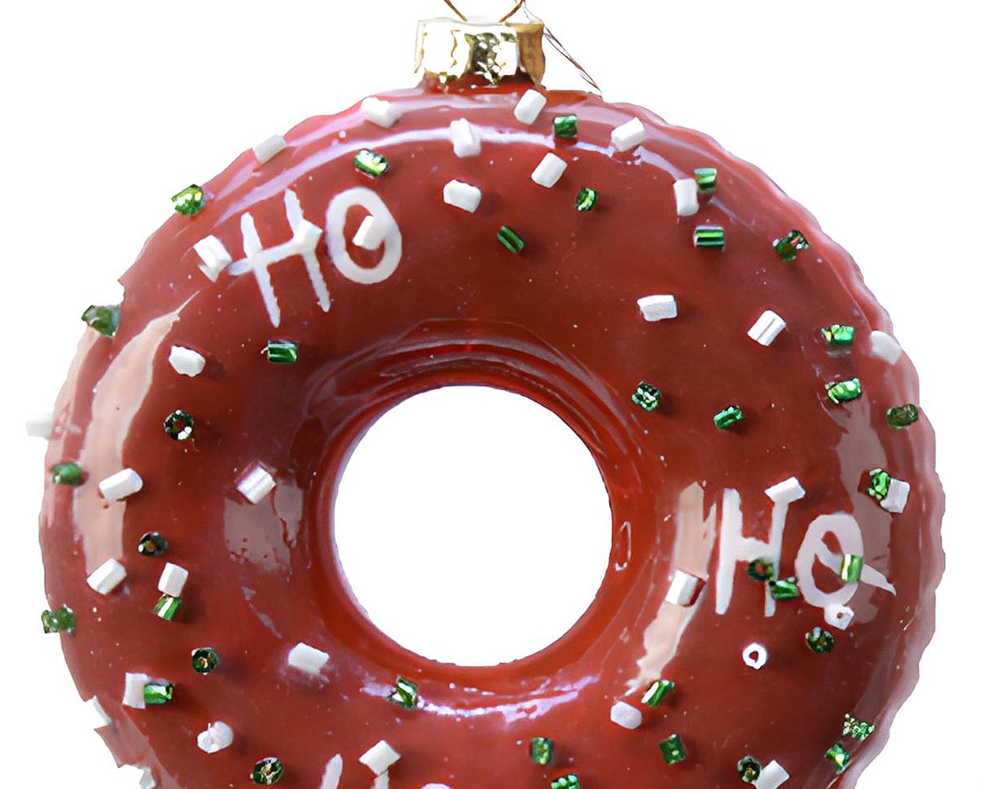 Pendente Donut Assortiti 2,5x8x8,5cm in Vetro - immagine 2