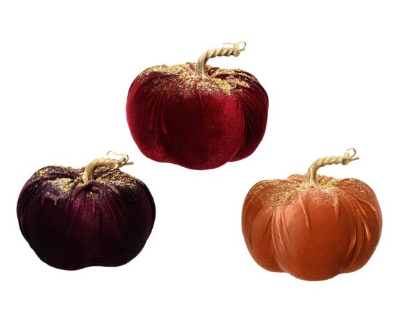 Zucca con Glitter Velluto Assortito in Poliestere