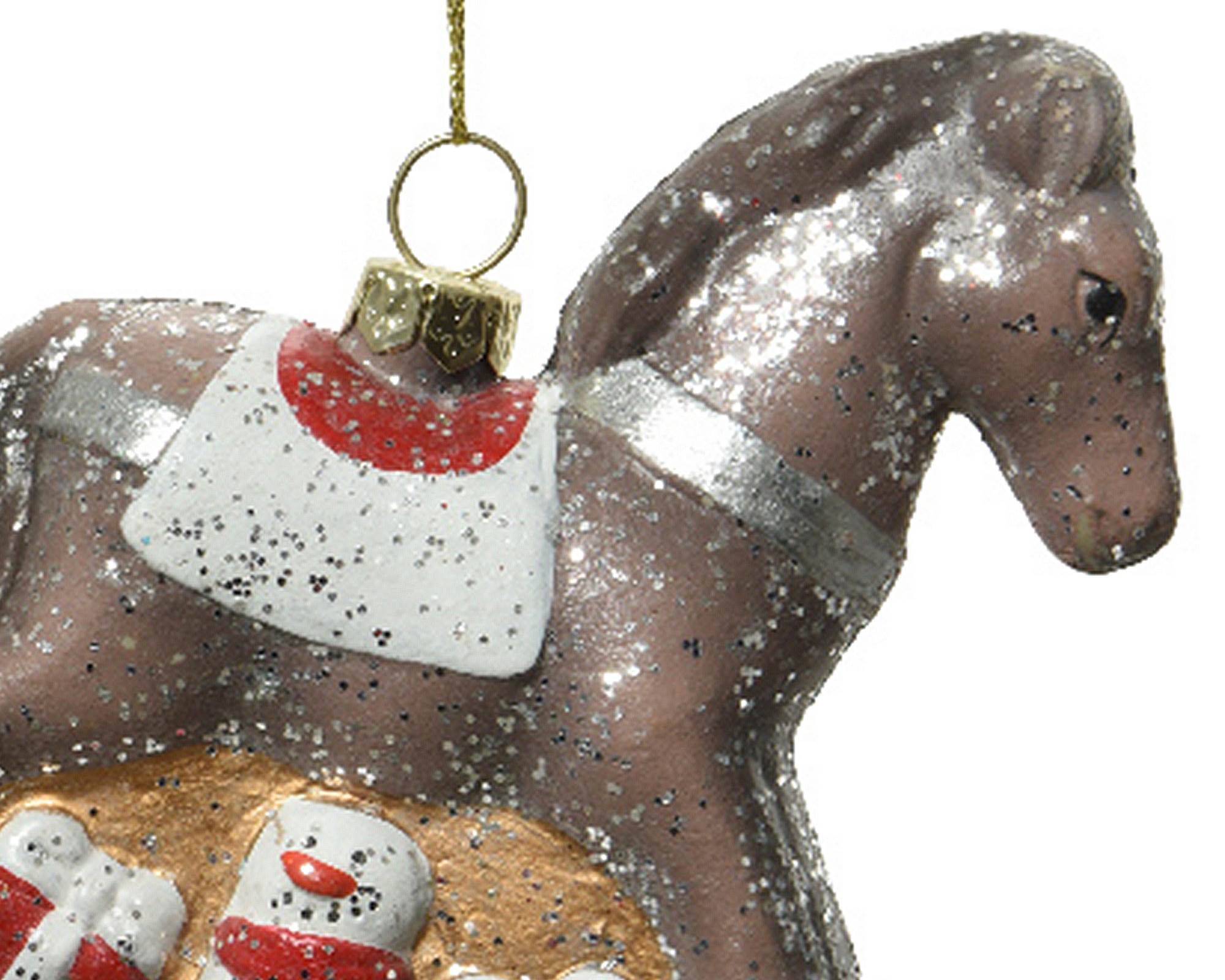 Pendente Cavallo Orso Tamburo Assortiti 3x10x11cm in Plastica - immagine 3