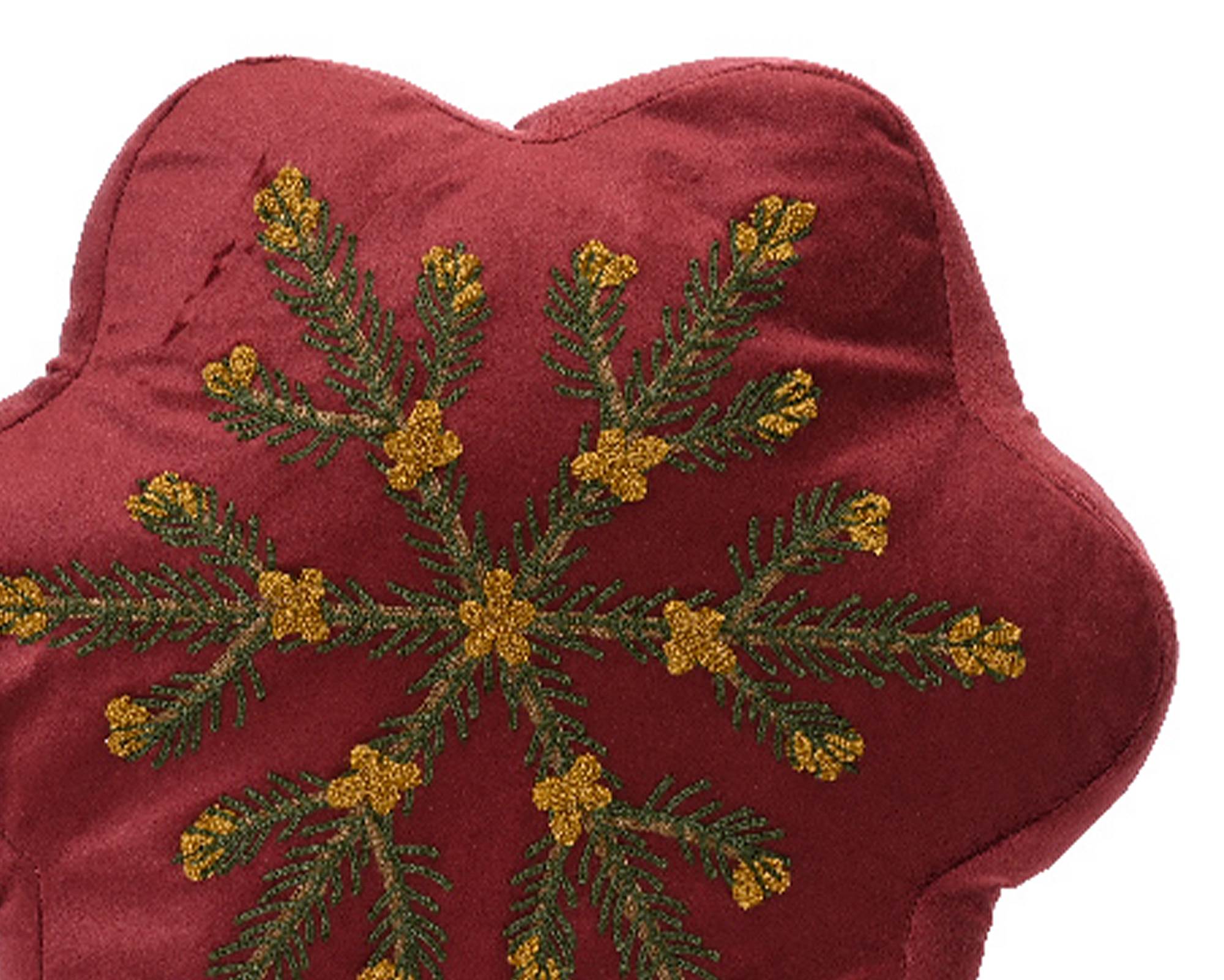 Cuscino Fiocco di Neve Assortito D40xh7cm in Velluto - immagine 2