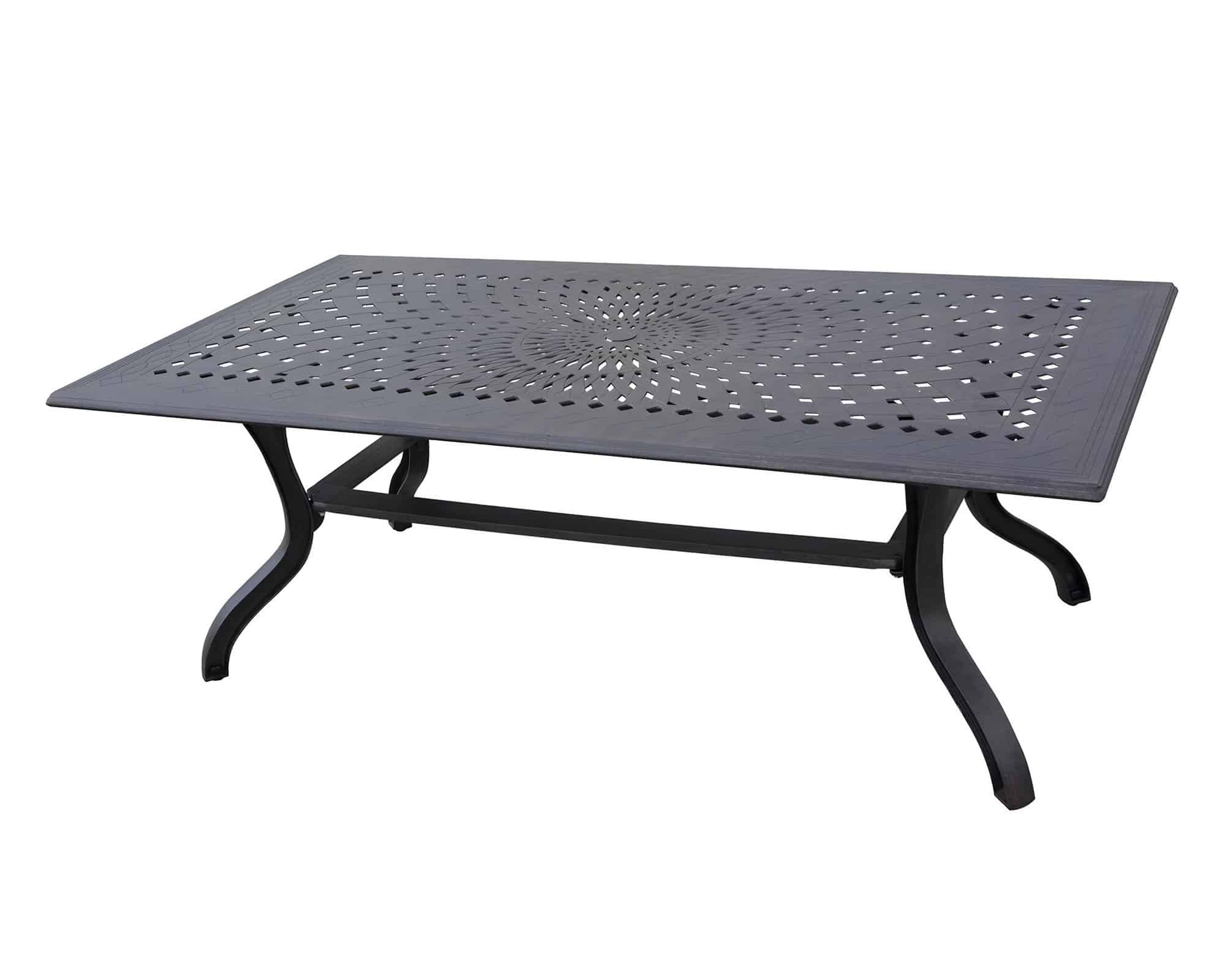 Set Balcone Tavolo Winny + 2 Sedie Pieghevole Antracite in Alluminio e Tessuto - immagine 6