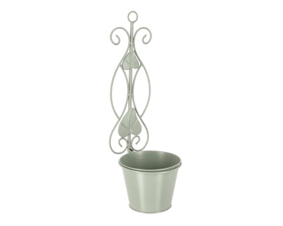 Porta Piante a Parete Harriet Salvia 32x29x80cm Metallo – Bizzotto