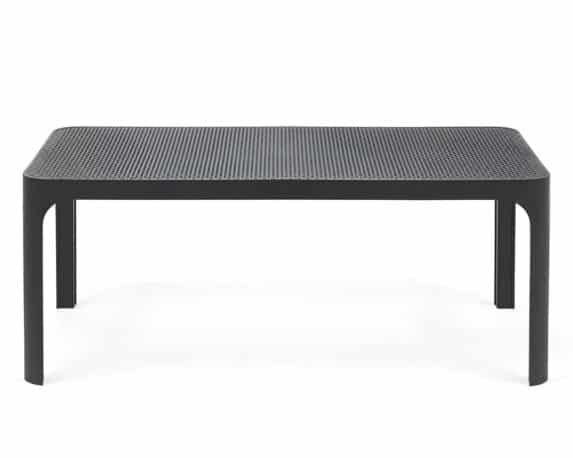 Tavolino Net Antracite 100x60x40h in Polipropilene – Nardi