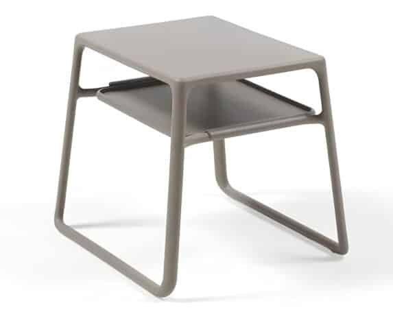 Tavolino Pop Tortora 44×39,5×38,5h in Polipropilene – Nardi