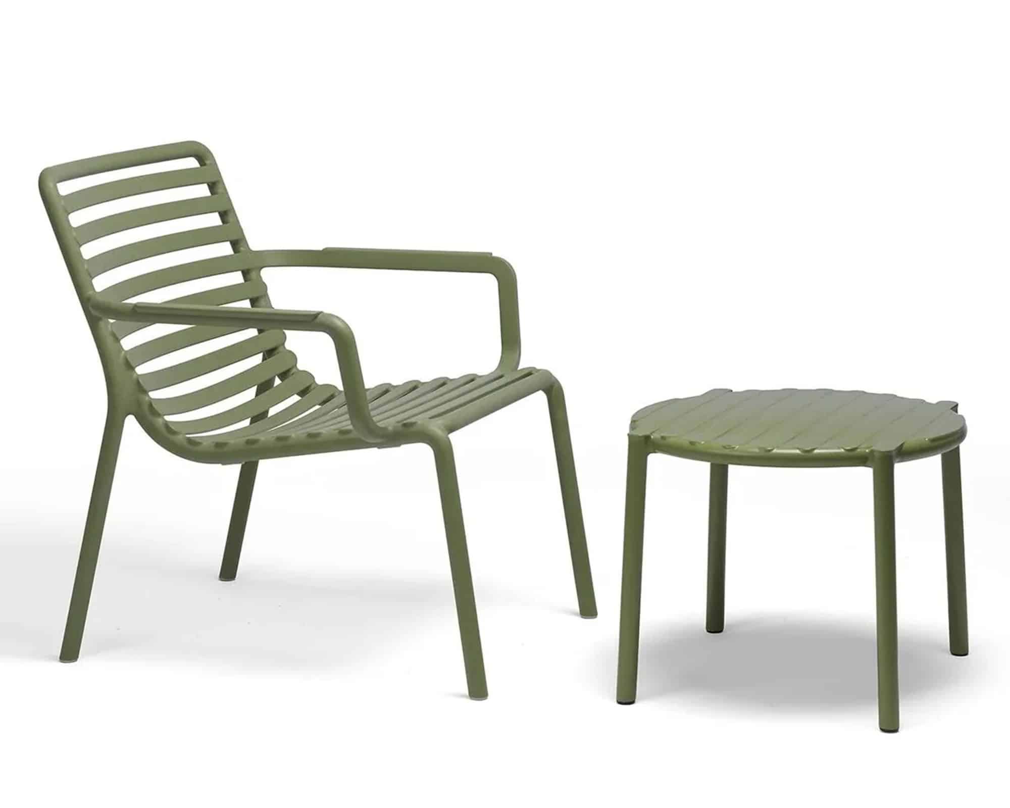 Tavolino Doga Agave D49,5x39,5h in Polipropilene - Nardi - immagine 4