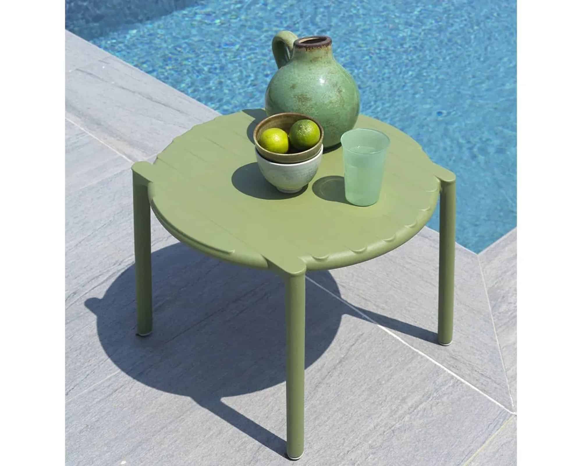 Tavolino Doga Agave D49,5x39,5h in Polipropilene - Nardi - immagine 8