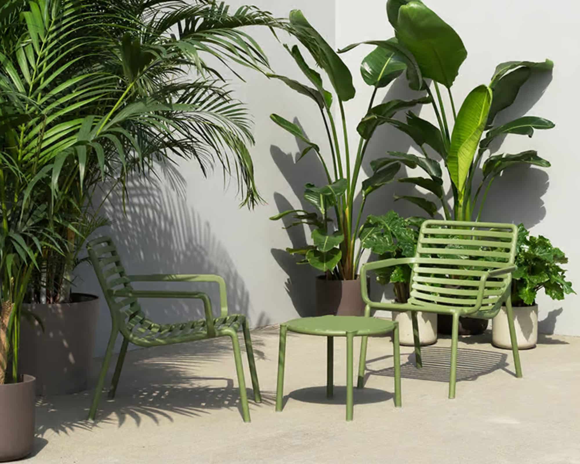 Tavolino Doga Agave D49,5x39,5h in Polipropilene - Nardi - immagine 7