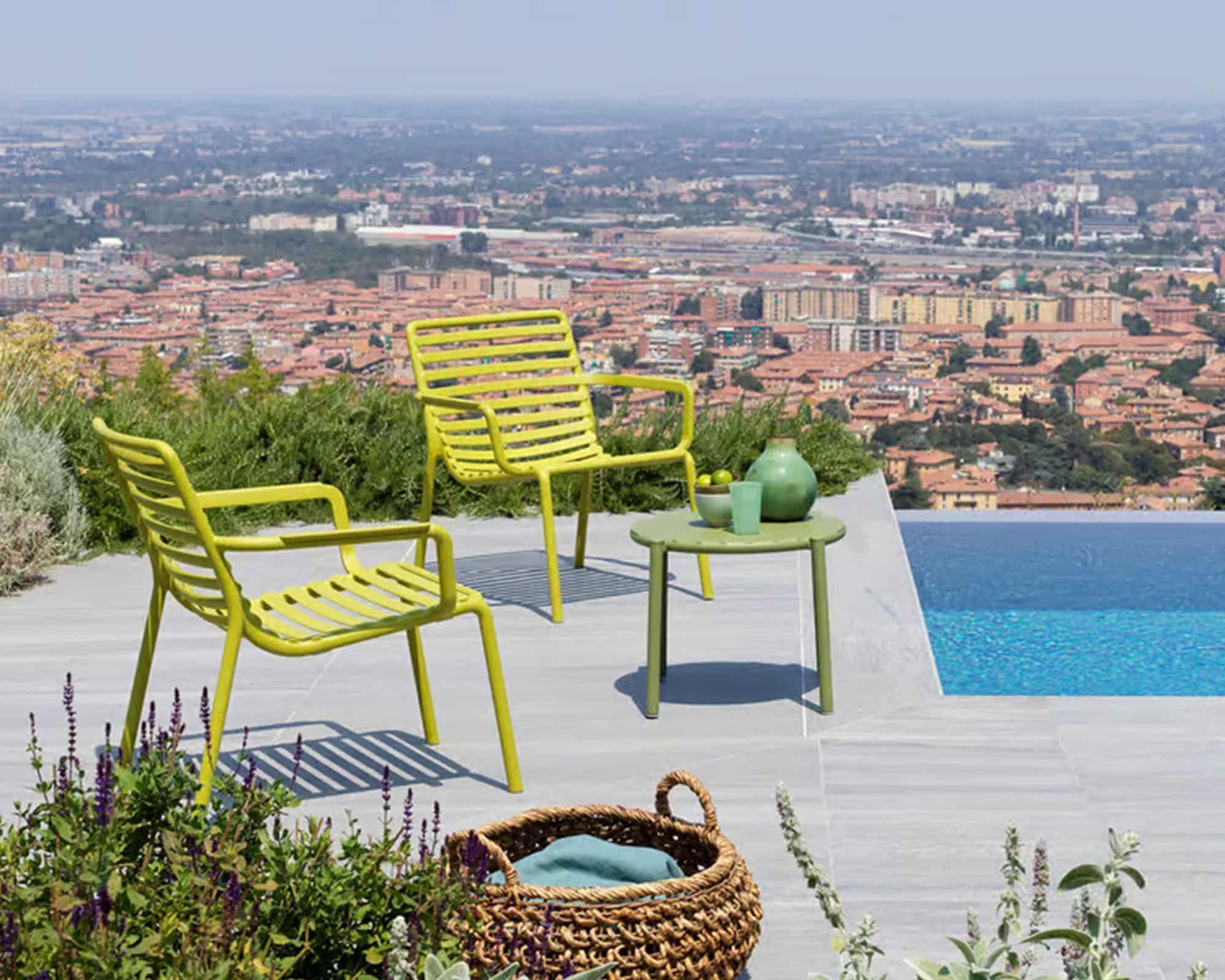 Tavolino Doga Agave D49,5x39,5h in Polipropilene - Nardi - immagine 6