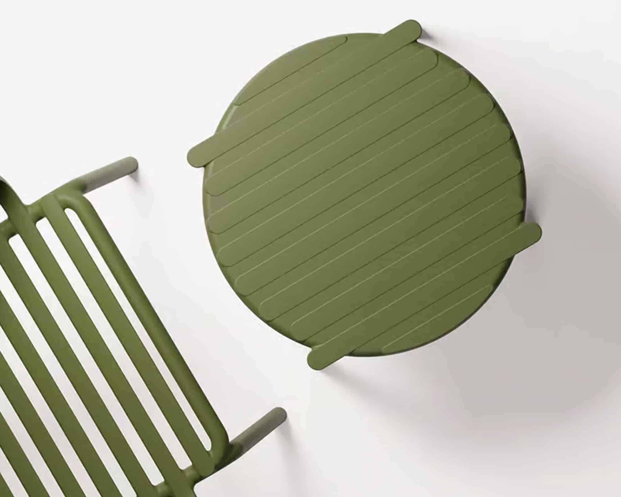 Tavolino Doga Agave D49,5x39,5h in Polipropilene - Nardi - immagine 3