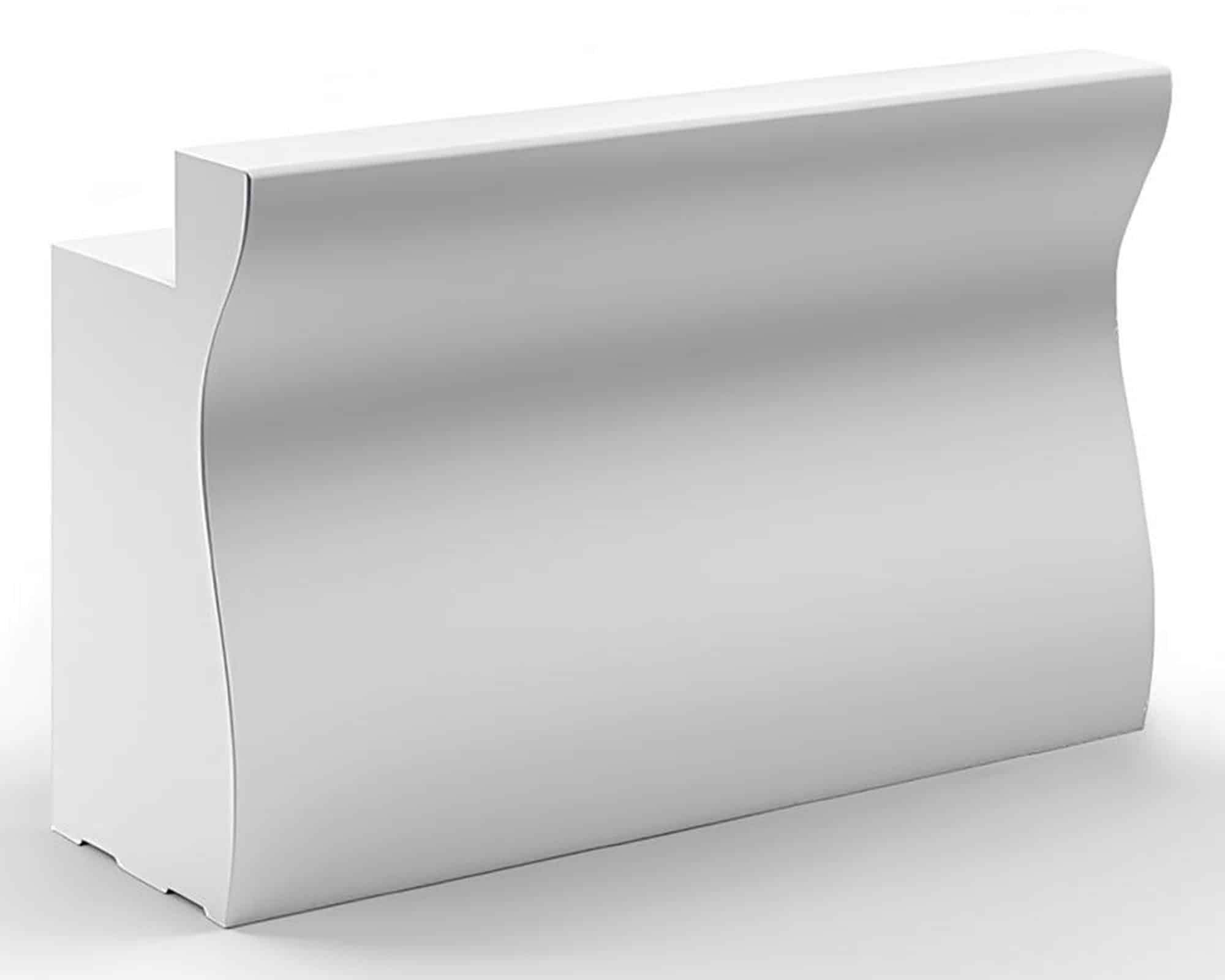 Mobile Bar Bartolomeo Modulare Centrale Bianco in Polipropilene - immagine 2