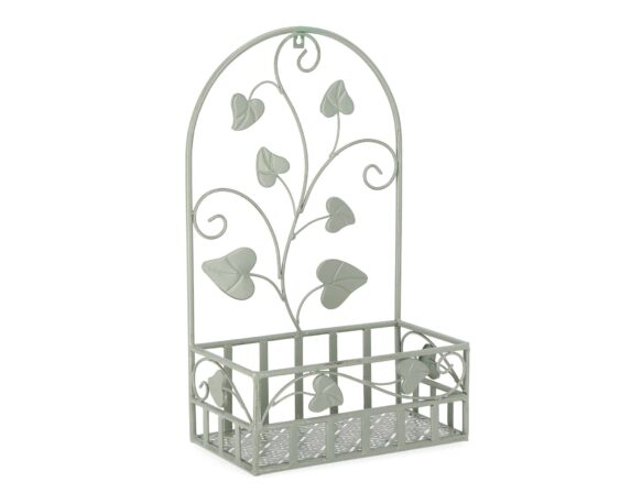 Porta Piante a Parete Harriet Salvia 32x17x51cm Metallo – Bizzotto