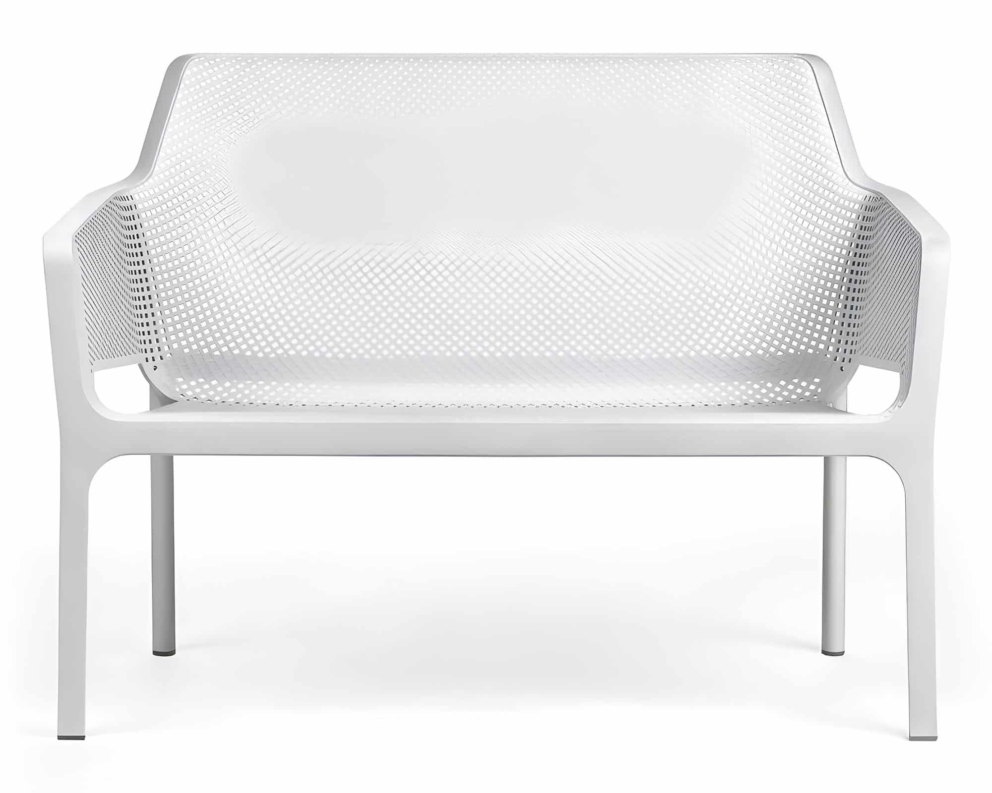 Set 4 Pz Salotto Net Bianco in Polipropilene - Nardi - immagine 3