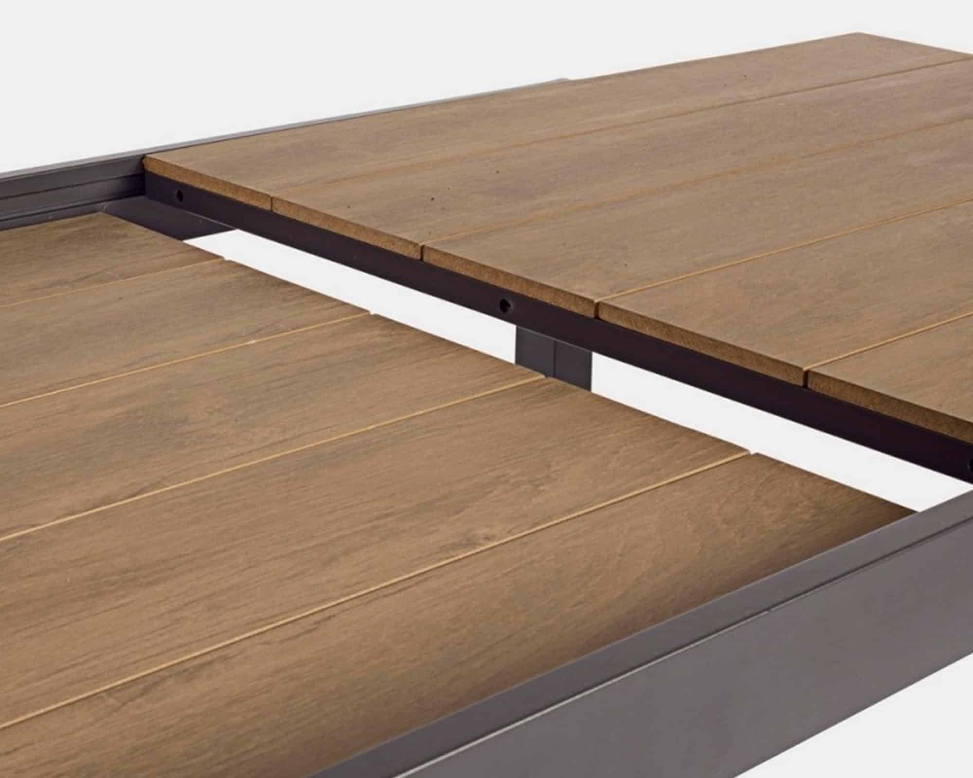 Set Pranzo Tavolo Allungabile 200-300x95 + 4 Sedie con Braccioli Kubik in Alluminio e Textilene - immagine 14