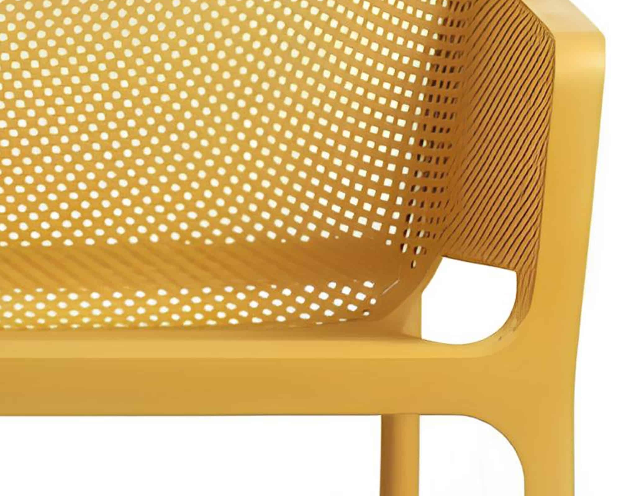 Set 4 Pz Salotto Net Senape in Polipropilene - Nardi - immagine 6