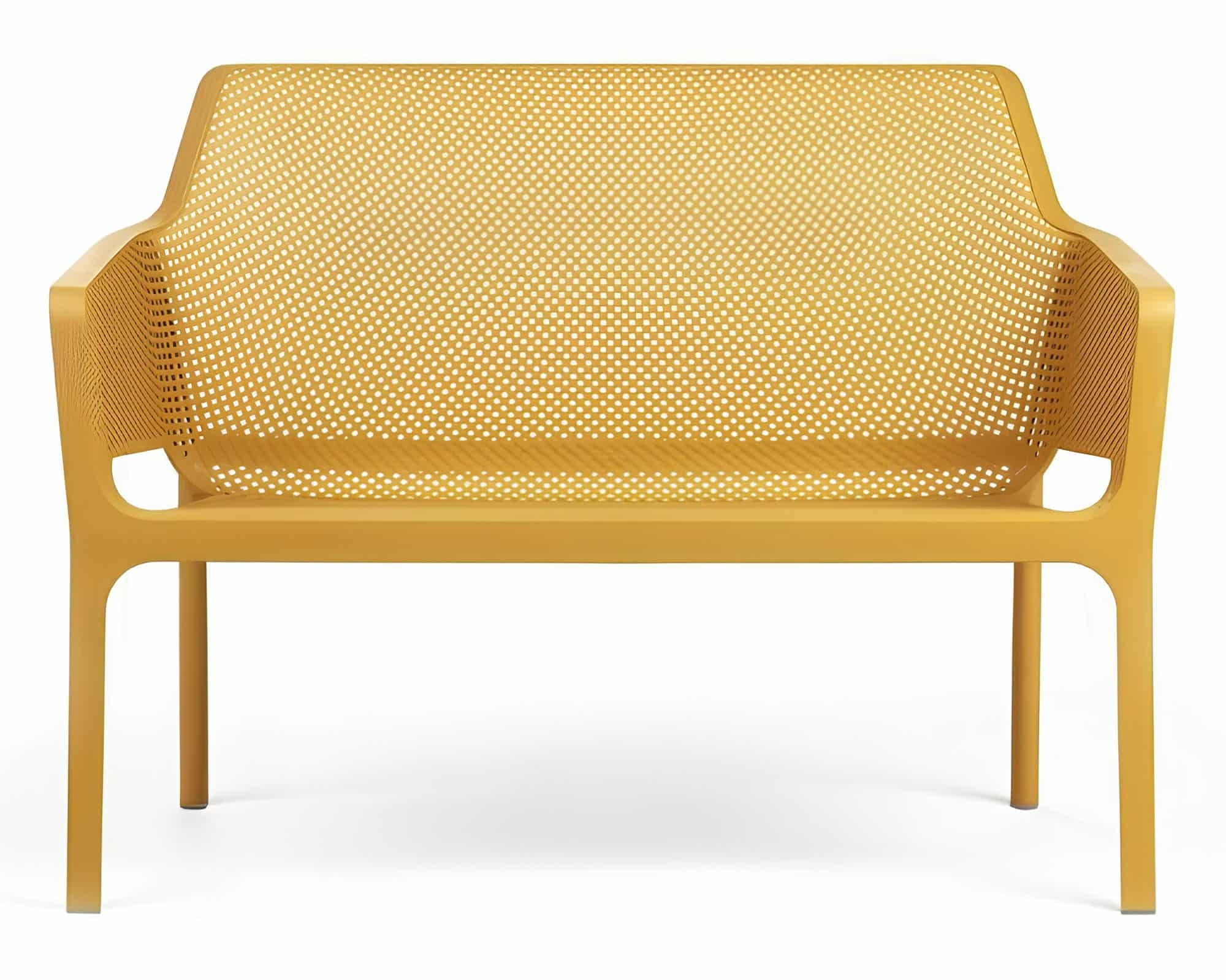 Set 4 Pz Salotto Net Senape in Polipropilene - Nardi - immagine 3