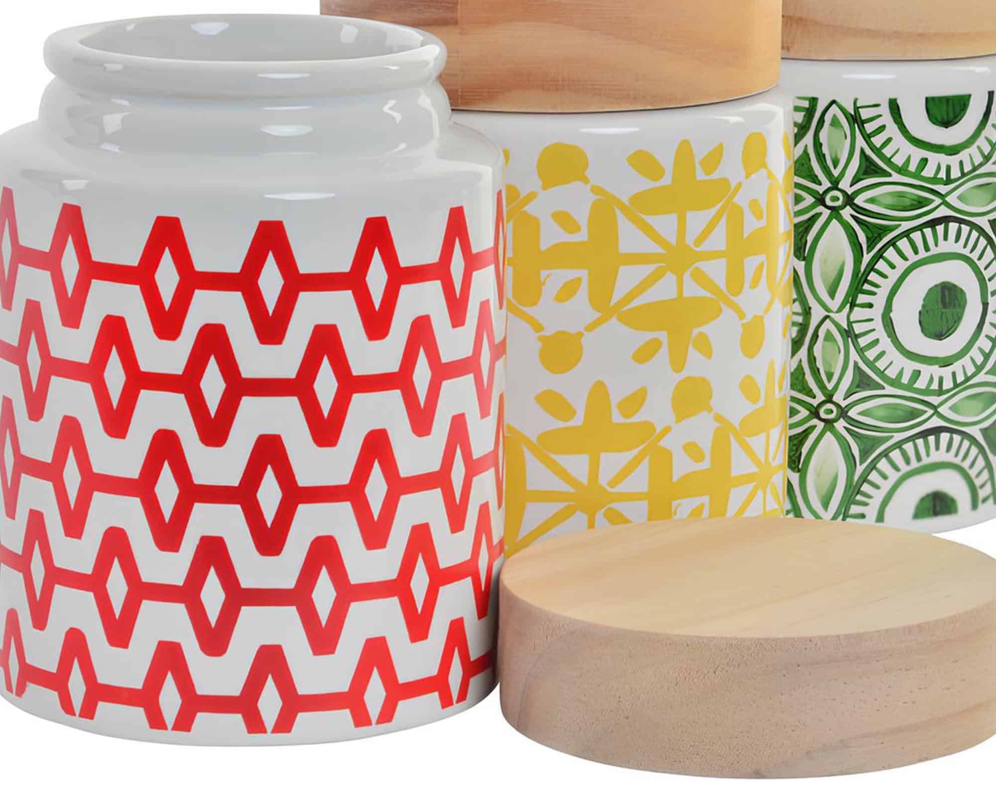 Barattolo Etnico Assortito D8,5x11,5cm in Cristallo - immagine 2