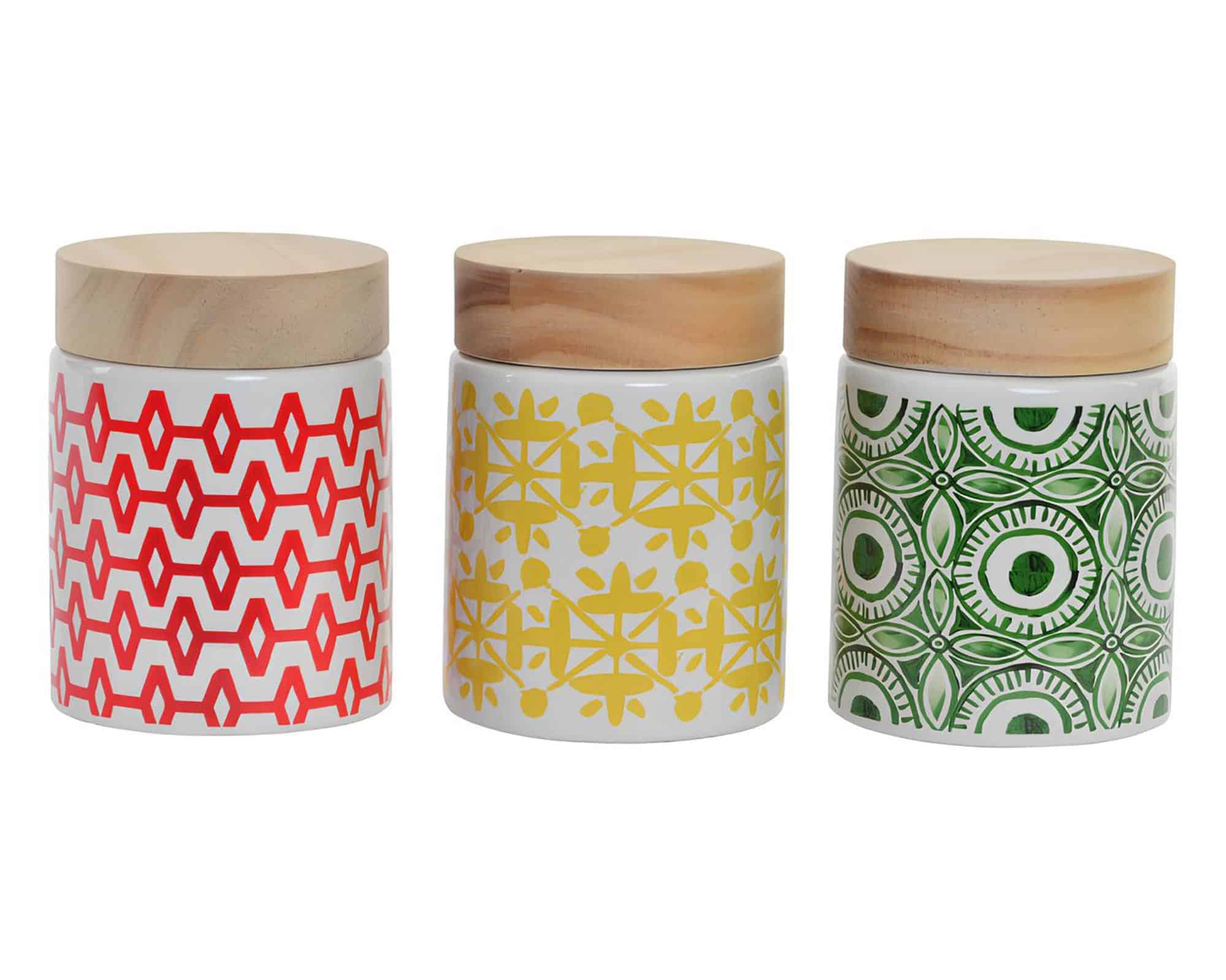 Barattolo Etnico Assortito D8,5x11,5cm in Cristallo