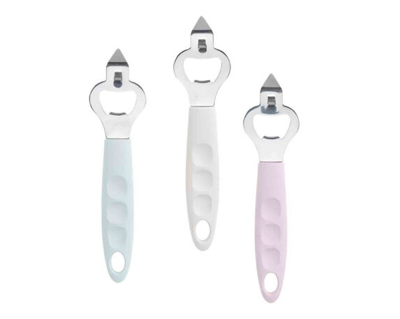 Apribottiglie Assortito 18x4cm in Plastica e Acciaio Inox